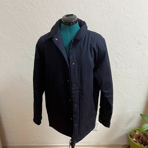 Ascolor Men's Medium Navy Twill Quilted Jacket - Picture 1 of 4